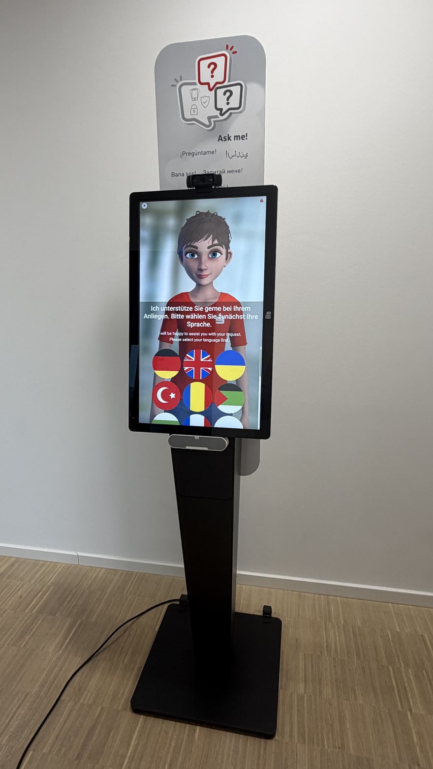 KIM 3.0 auf der Self-Service-Stele in der Filiale