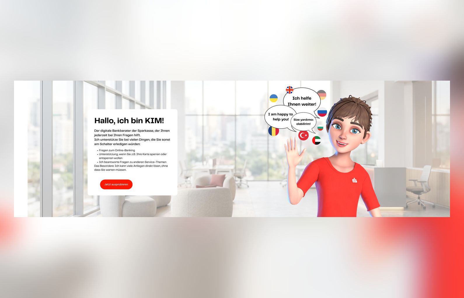 KIM 3.0 auf der Sparkassen-Website