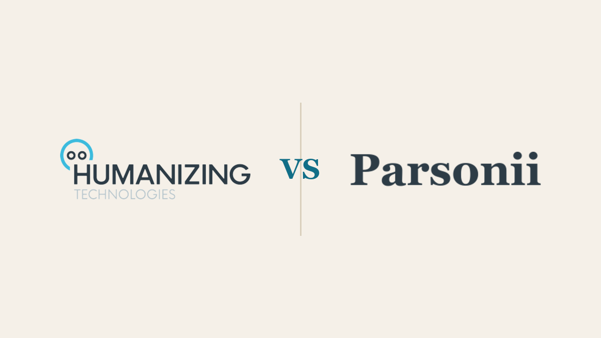Humanizing Technologies compared with Parsonii