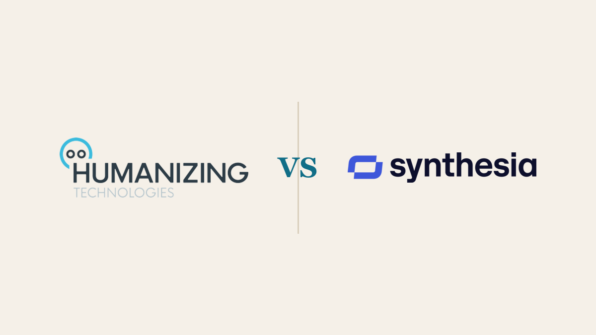 Humanizing Technologies compared with Synthesia