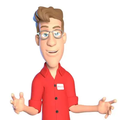 Avatar Tom Hotelplan Portrait von Avatar Tom von Hotelplan, der digitale Self-Service-Assistent für Reiseinformationen und Angebote auf Stelen