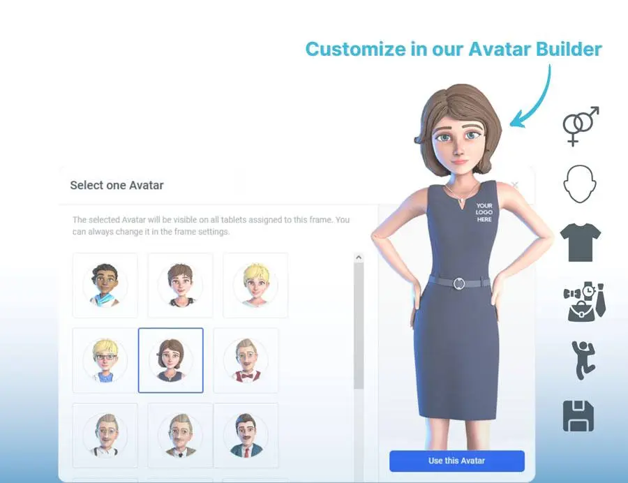 Digitaler Empfang mit KI Avatar