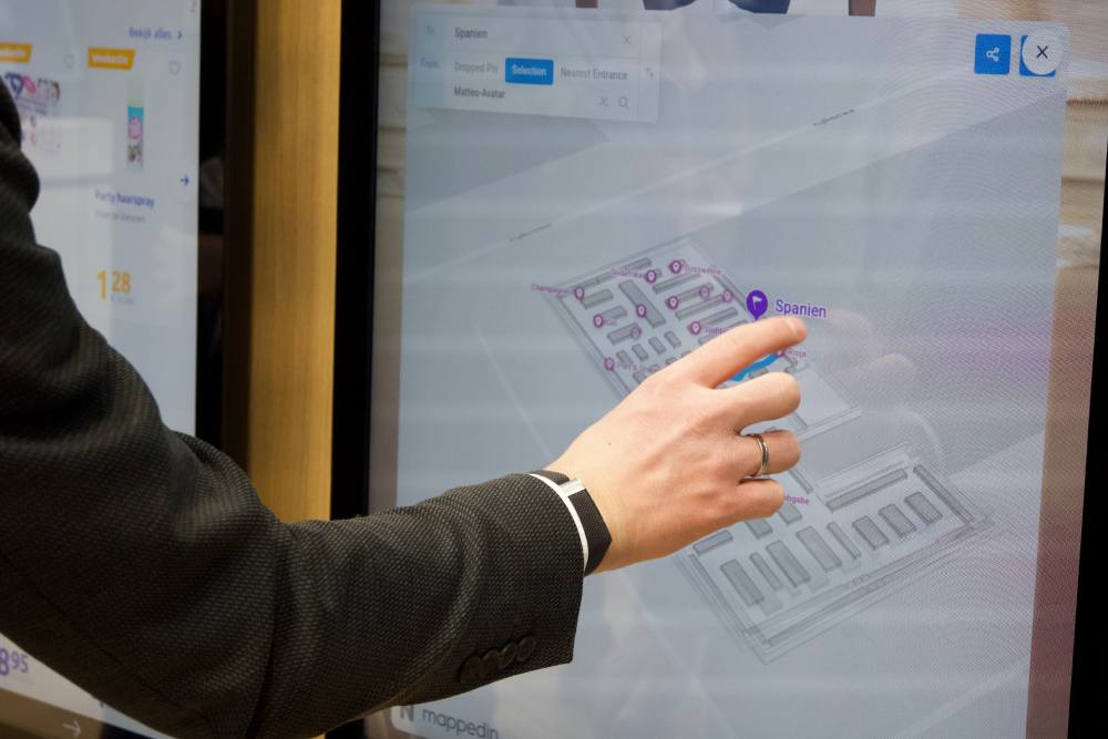digitaler empfang wayfinder